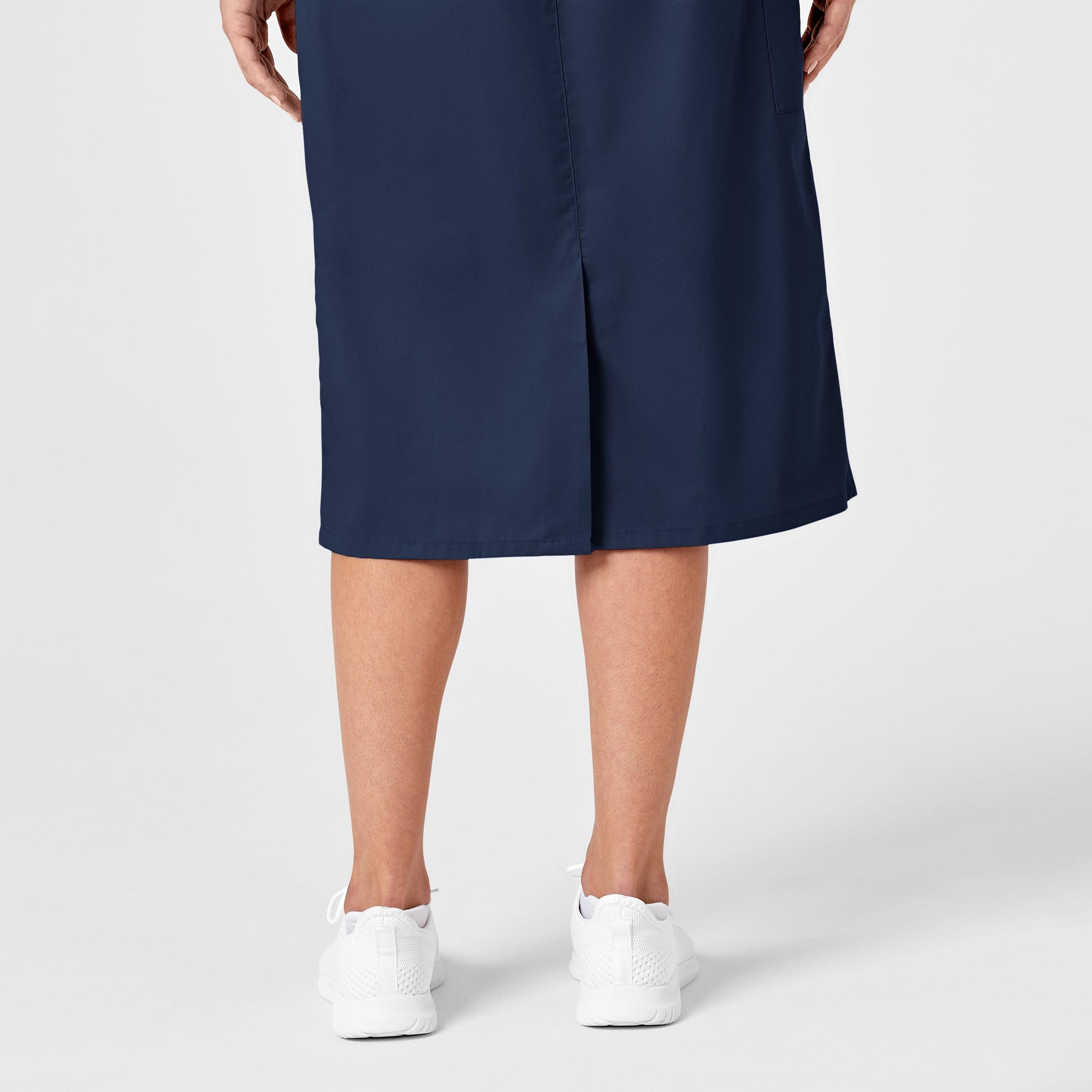 WonderWORK 701 Pull On Cargo Skirt Navy Model Image Alternate | Wink