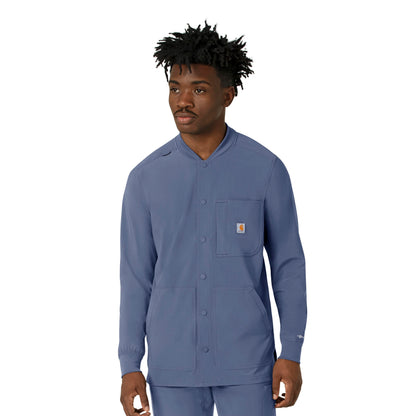 Force Cross-Flex C86210 Men's Shirt Jacket Riverside Model Image Right Side | Carhartt