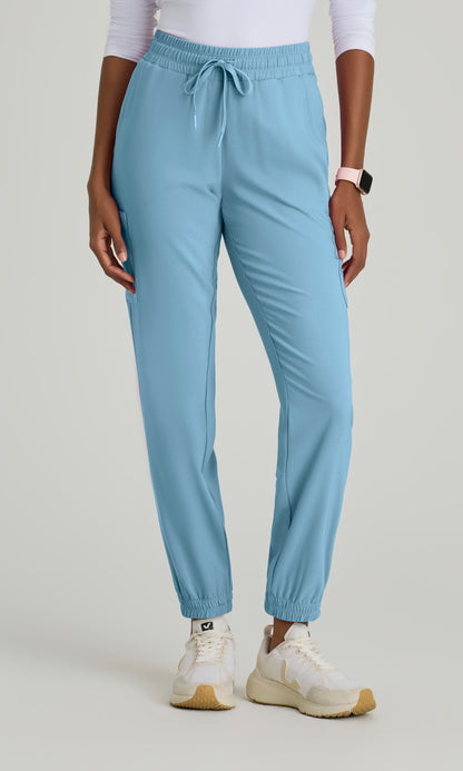 Grey's Anatomy Evolve GSSP625 Terra Scrub Joggers Ocean Mist