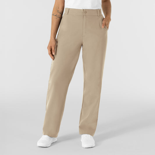 NURTUR 5480 Women’s Scrub Chino Pants Stone