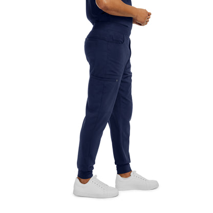 CRFT WB417 Men's Jogger Scrub Pants Navy Image