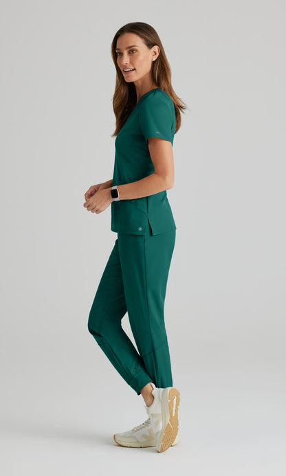 Barco One 5106 Pulse Scrub Top Hunter Green