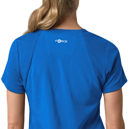 Force Cross-Flex C13210 Flex Panel V-Neck Scrub Top Royal Model Image Alternate | Carhartt