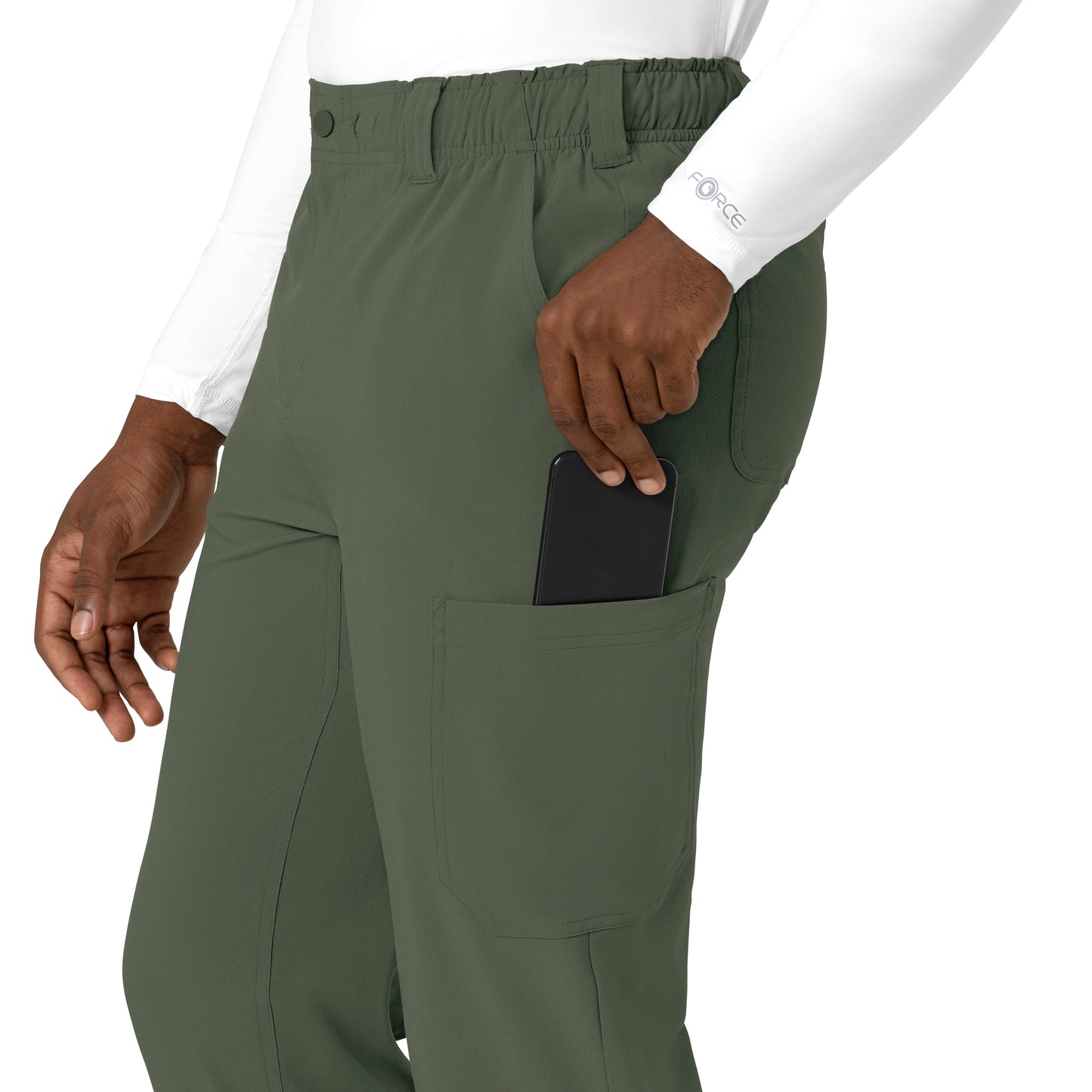 Force Cross-Flex C56410 Men's Straight Leg Scrub Pants Olive