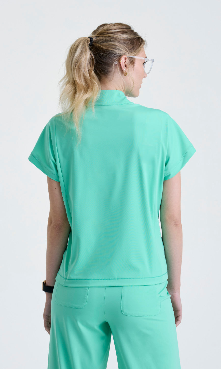 Grey's Anatomy Knits GRST319 Crystal Top Minty - back