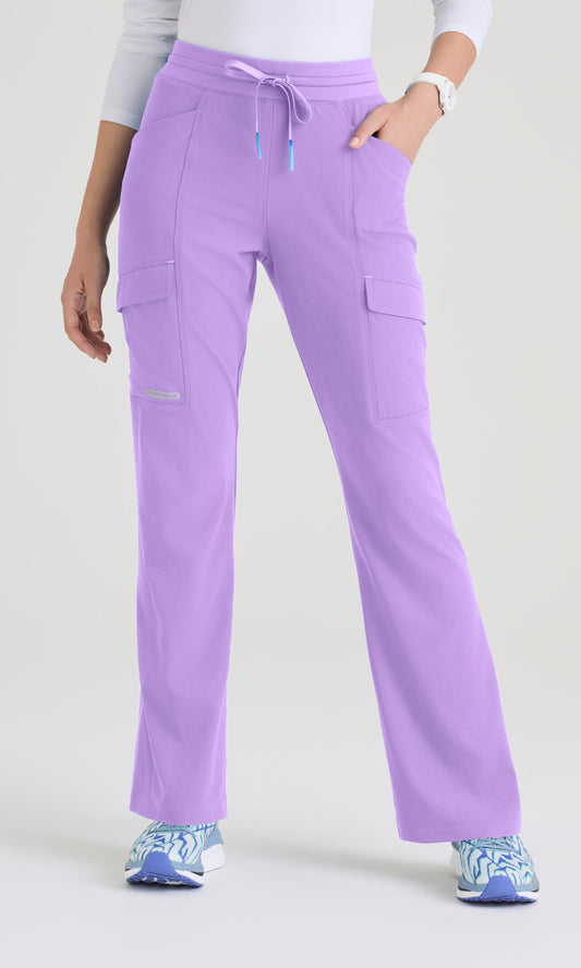 Skechers SKP733 Women's Reward Pant in Luxe Lavender by Barco Model Image Front