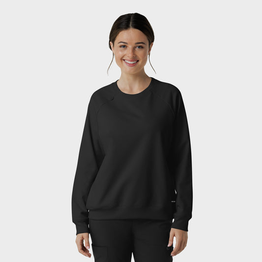 Layers 2169 Women's Pullover Sweatshirt Black