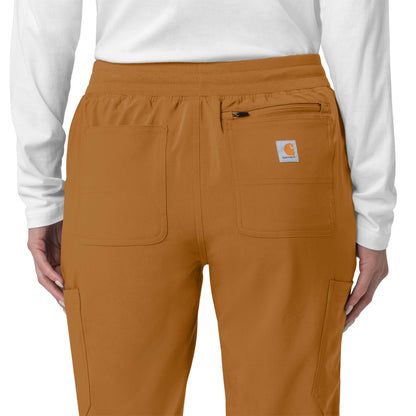 Force Cross-Flex C53110 Cargo Jogger Scrub Pants Fox Brown Model Image Alternate | Carhartt