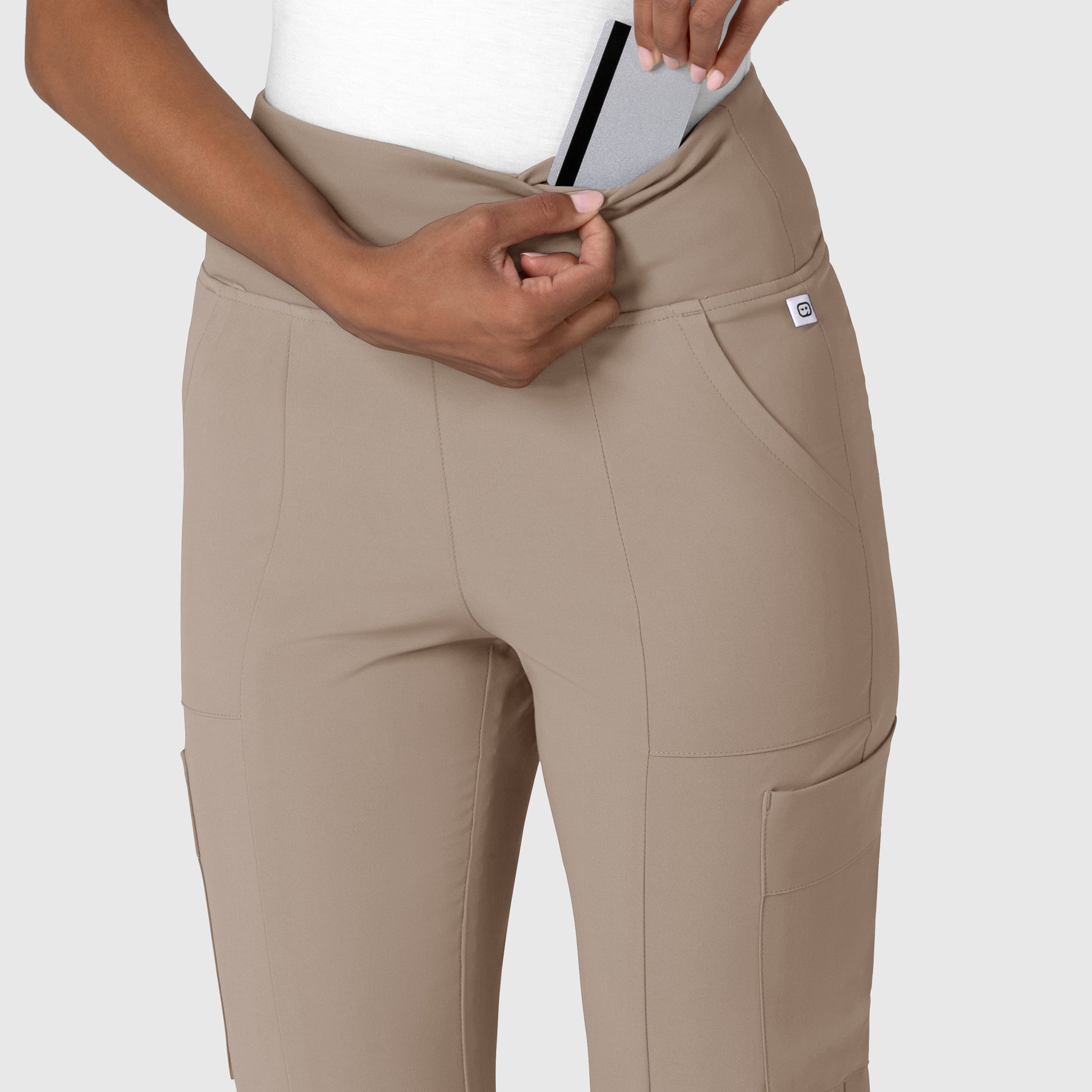 RENEW 5534 Cargo Flare Scrub Pants Haze Model Image Alternate | Wink