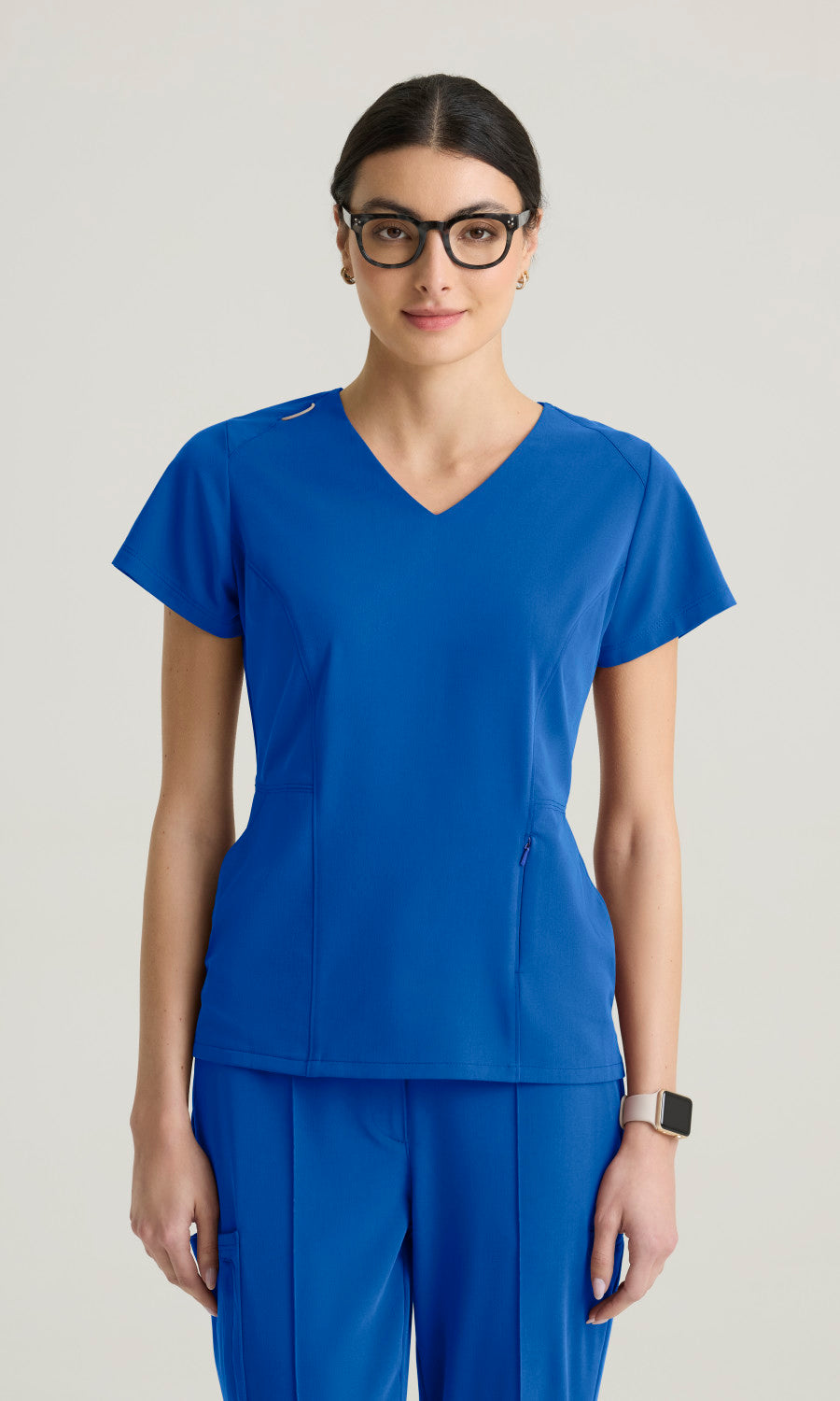 Grey's Anatomy Cultivate GRGT309 Spring Top New Royal - front