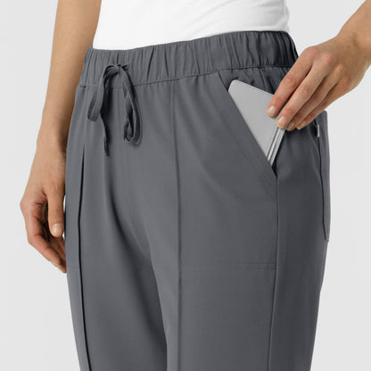 RENEW 5154 Women's Pintuck Scrub Pants Pewter