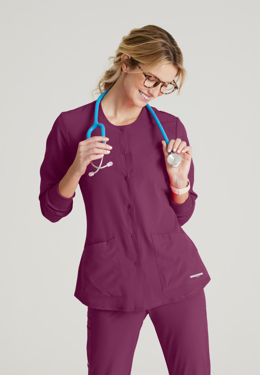 Skechers SK401 Stability Scrub Jacket Wine