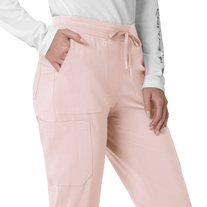 Force Cross-Flex C53110 Women's Cargo Jogger Scrub Pants Soft Rose