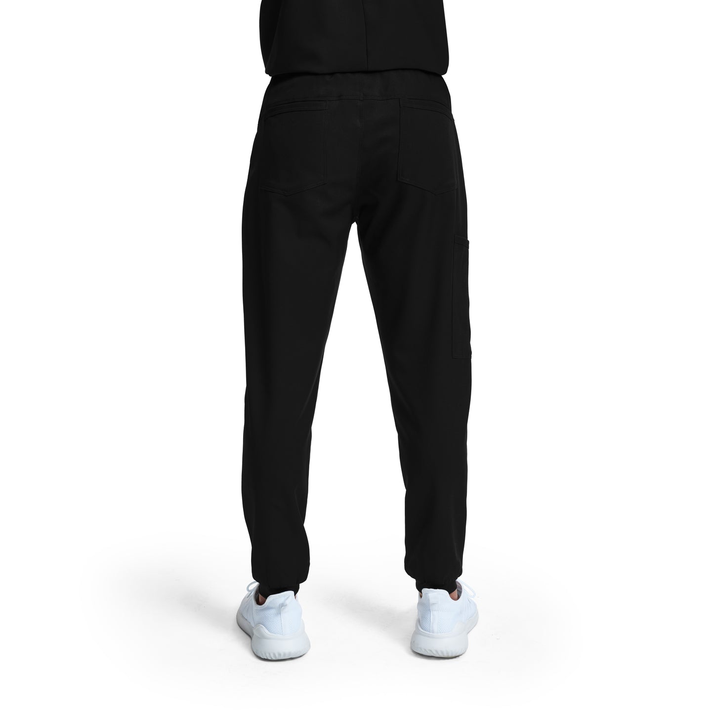 VIBE WB431 Men's Jogger Scrub Pants Black Image