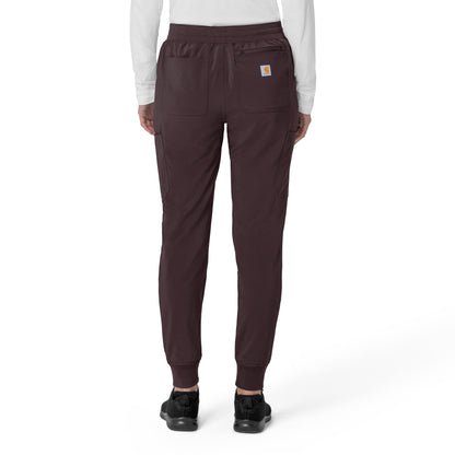Force Cross-Flex C53110 Women's Cargo Jogger Scrub Pants Dark Sepia