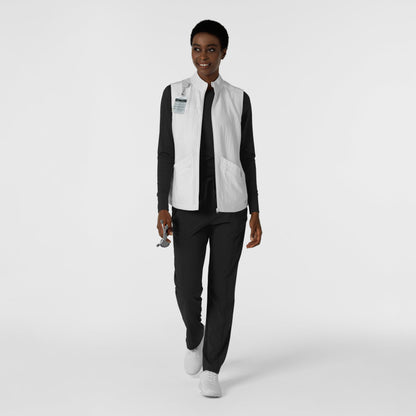 Layers 8214 Women's Everything Everywhere Scrub Vest White
