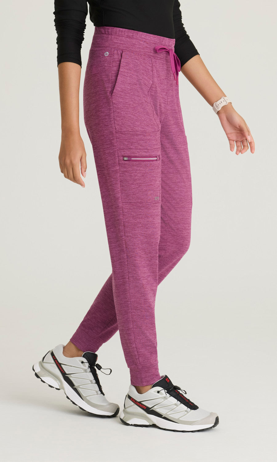 Barco One Performance Knit BOP631H Pro Jogger Dark Mauve Heather