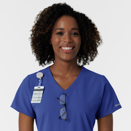 NURTUR 6180 Women's V-Neck Scrub Top Galaxy Blue
