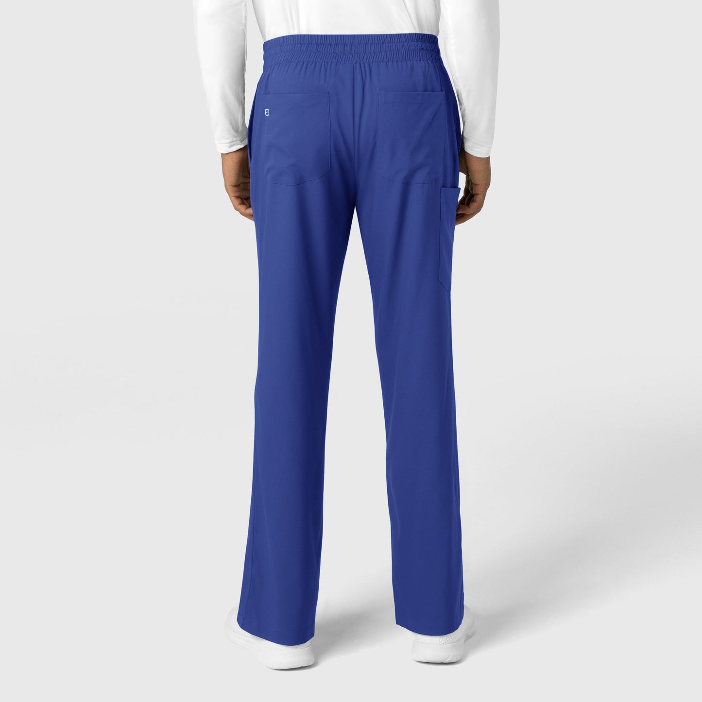Boundless 5351 Men's Straight Leg Scrub Pants Galaxy Blue