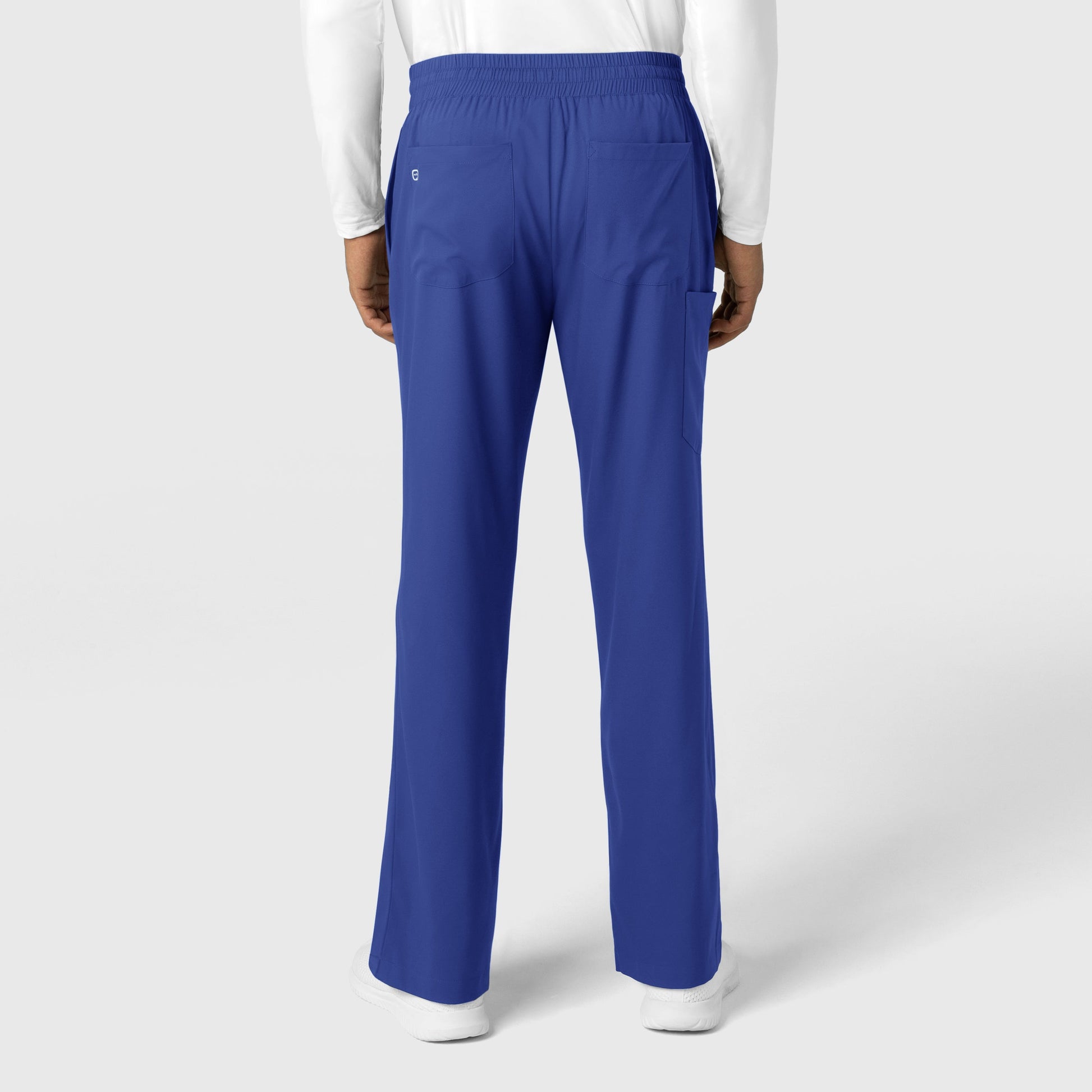 Boundless 5351 Men's Straight Leg Scrub Pants Galaxy Blue