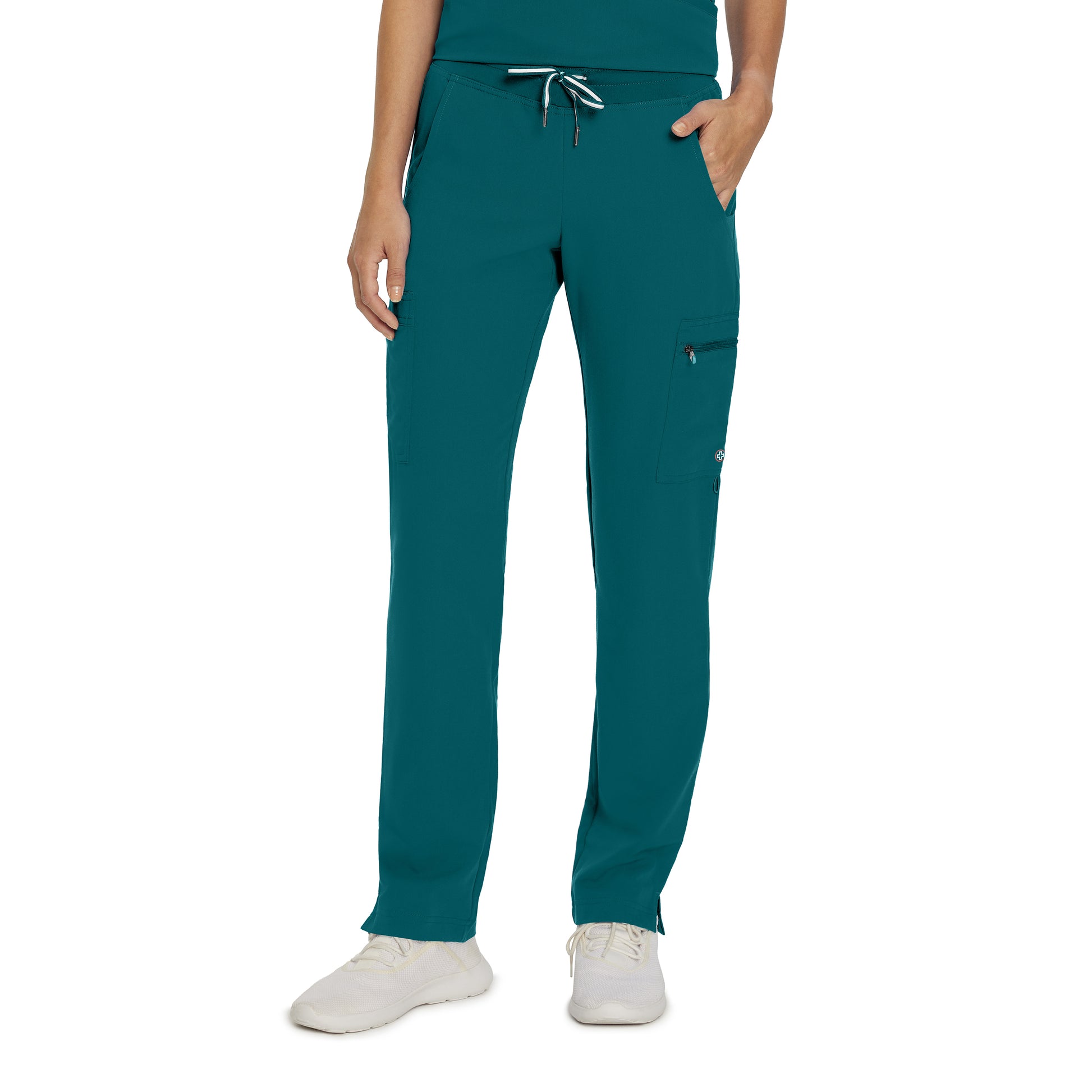 V-Tess 337 Women's Cargo Scrub Pants Caribbean Image