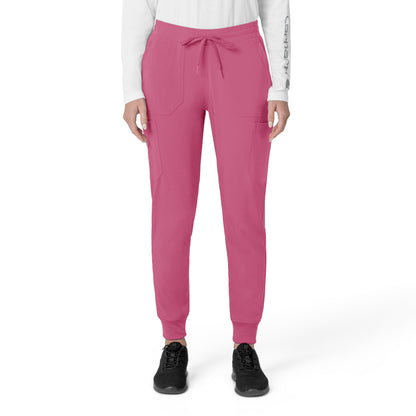 Force Cross-Flex C53110 Women's Cargo Jogger Scrub Pants Electric Fuschia