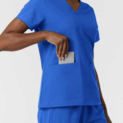 NURTUR 6180 Women's V-Neck Scrub Top Royal