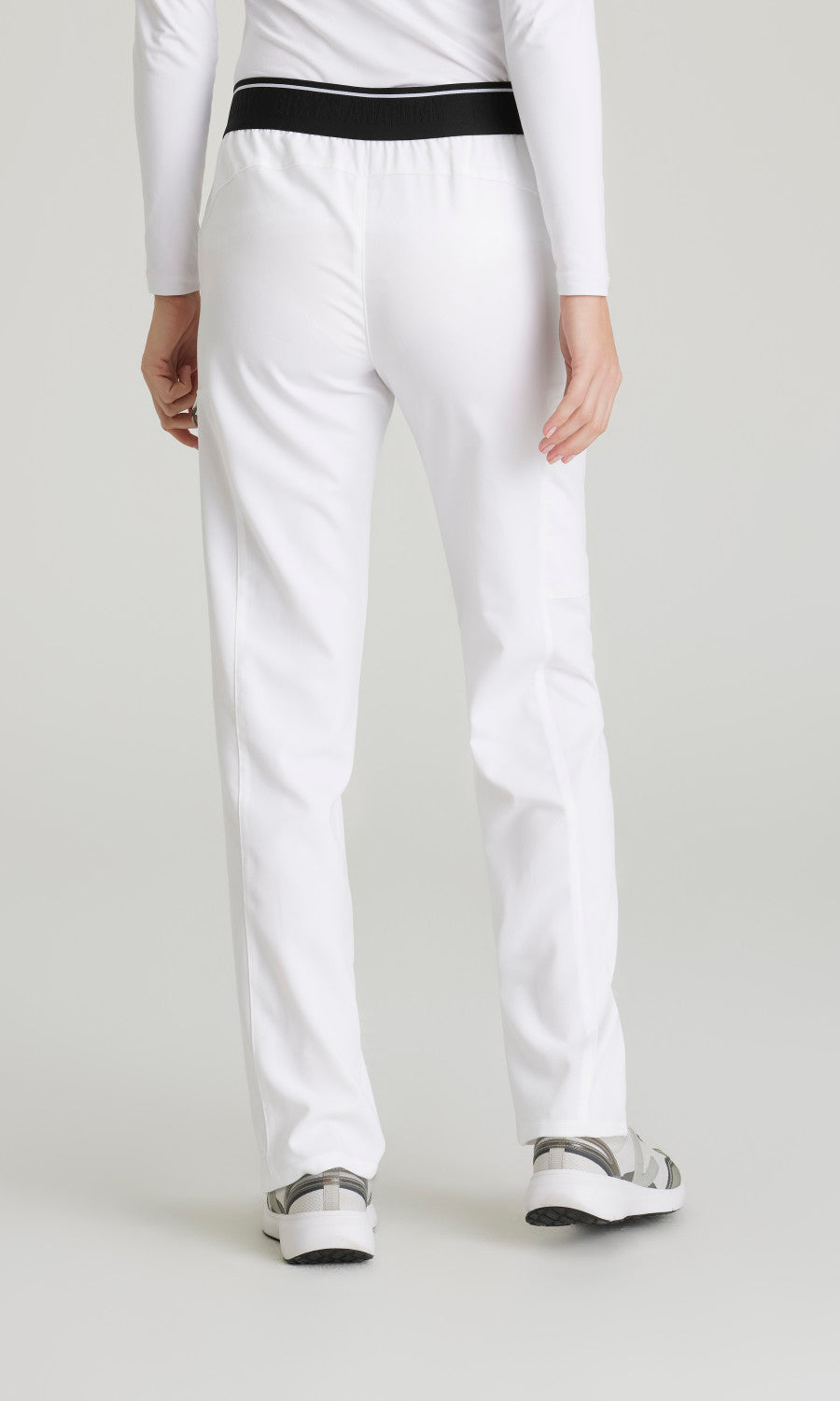 Grey's Anatomy Stretch GRSP500 Kim Scrub Pants White