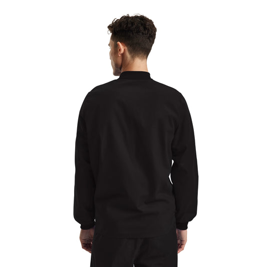 Essentials LJ709 Unisex 5 Pocket Scrub Jacket Black Image