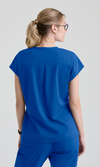 Grey's Anatomy Stretch GRST352 Lexi Top New Royal - back
