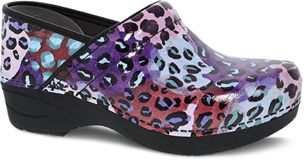 Dansko XP 2.0 Purple Leopard Patent Classic Clog