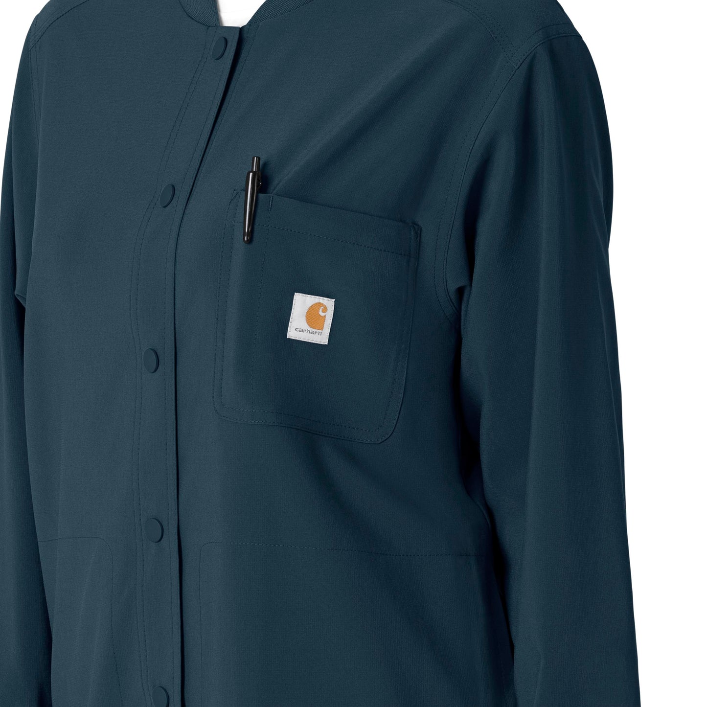 Force Cross-Flex C82210 Shirt Jacket Navy Model Image Alternate | Carhartt