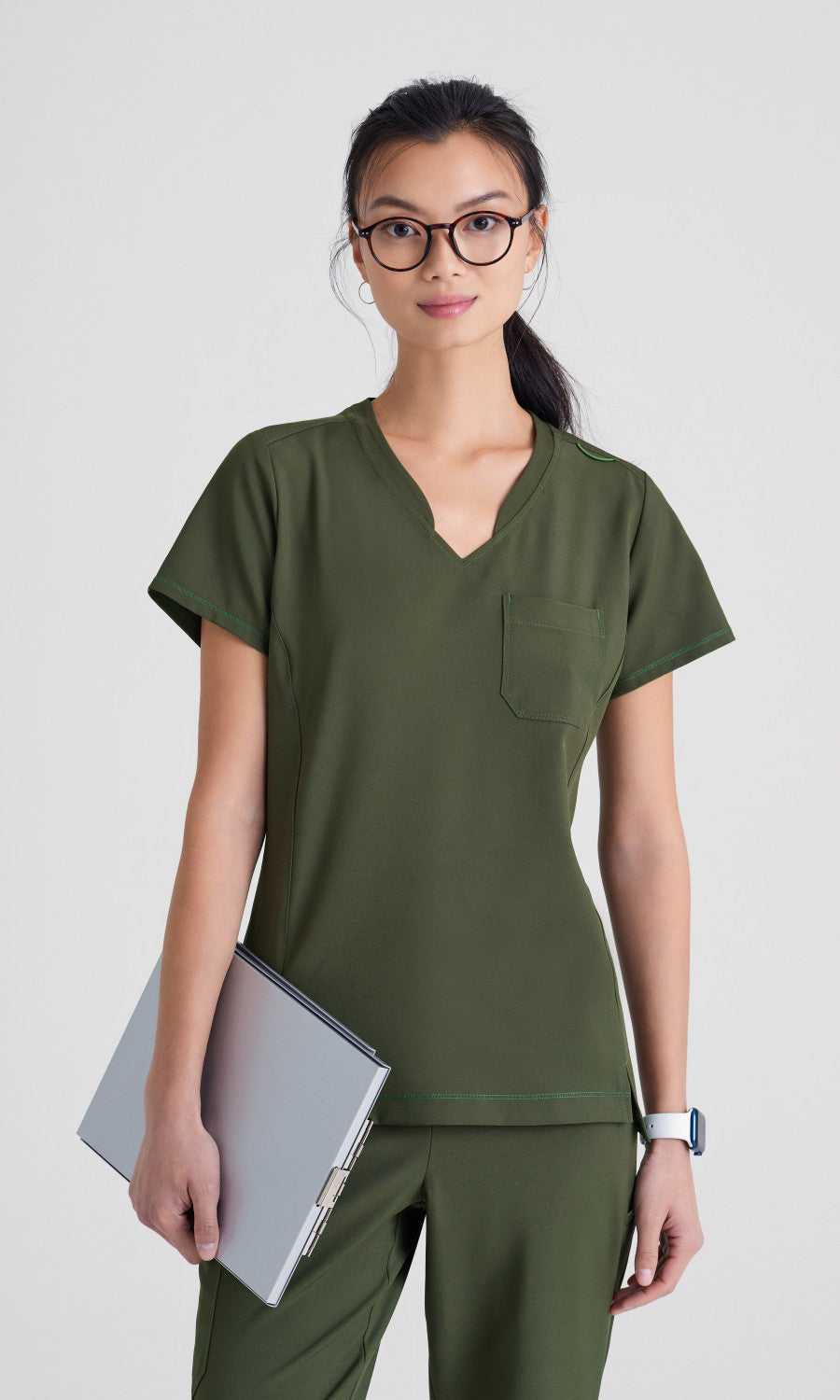 Greys Anatomy Evolve GSST181 Sway Tuck In Scrub Top Fern By Barco Med greys-anatomy-evolve-gsst181-sway-tuck-in-scrub-top-fern-by-barco-med