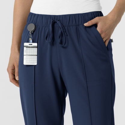 RENEW 5154 Women's Pintuck Scrub Pants Navy
