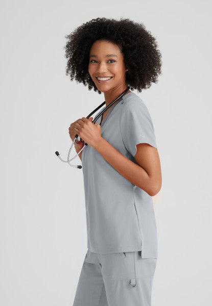Greys Anatomy Stretch GVST028 Bree Scrub Top Moonstruck