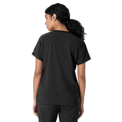 Force Cross-Flex C13510 Women's Crew Neck Scrub Top Black