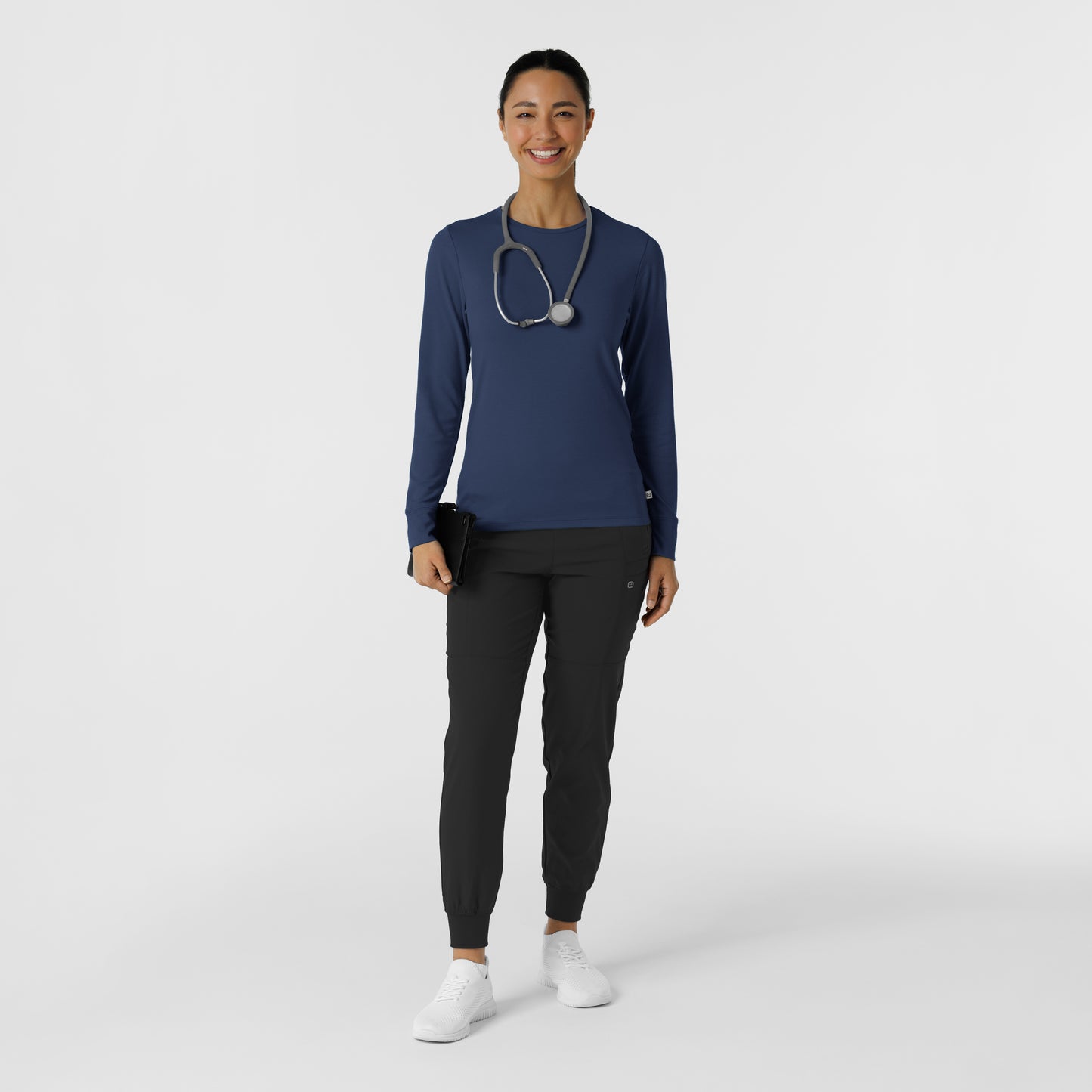 Layers 2189 Women's Essential Layer Long Sleeve Navy