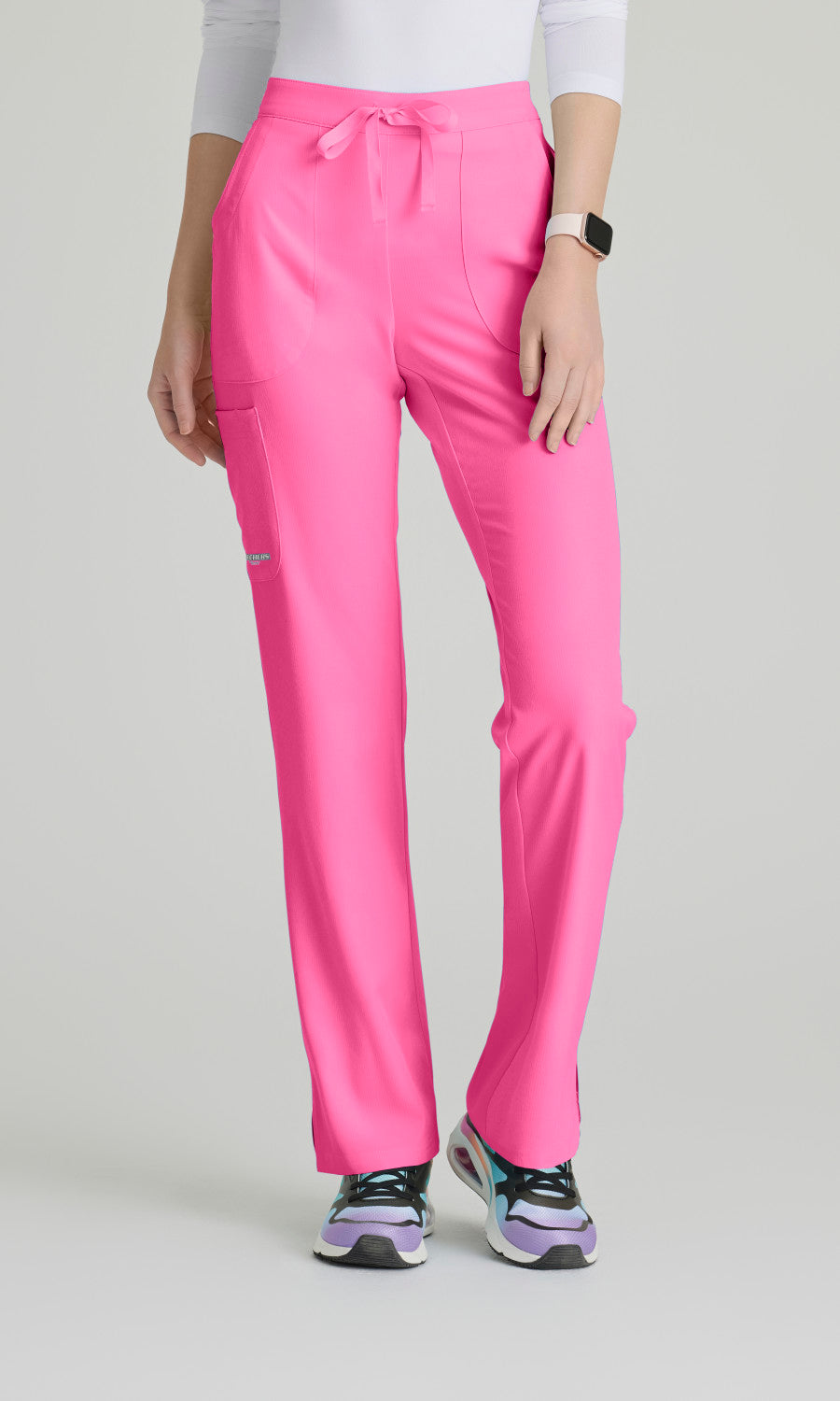 Skechers SK201 Women's Reliance Pant in Passion Pink by Barco Model Image Front