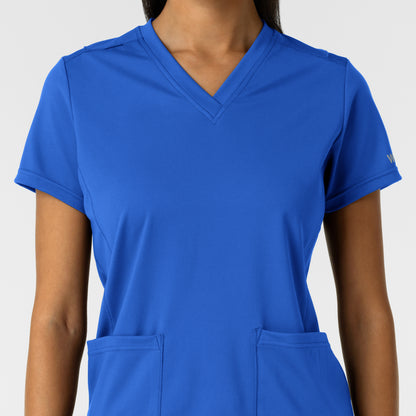 RENEW Knit 6559 Women's 2-Pocket Scrub Top Royal