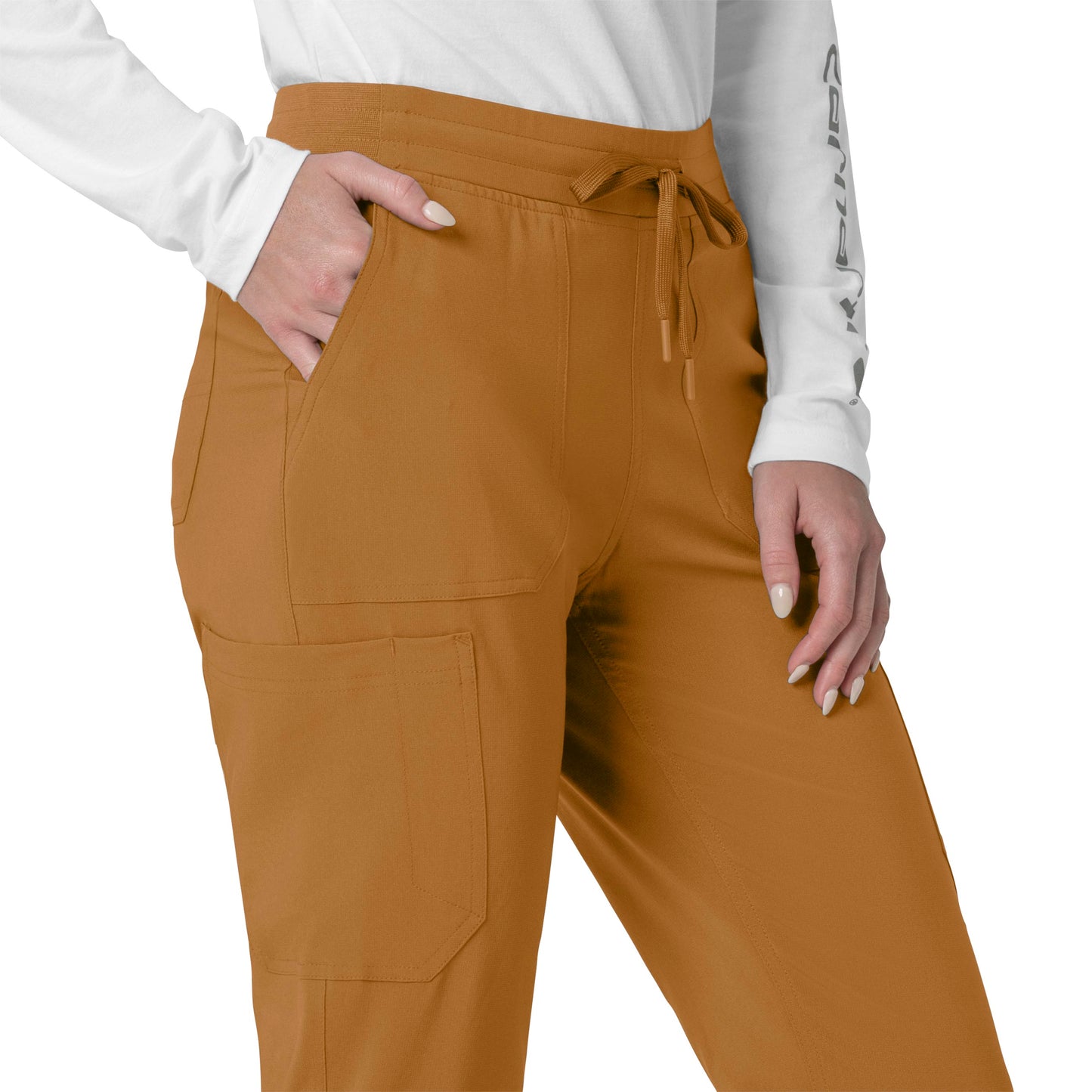 Force Cross-Flex C53110 Cargo Jogger Scrub Pants Fox Brown Model Image Alternate | Carhartt