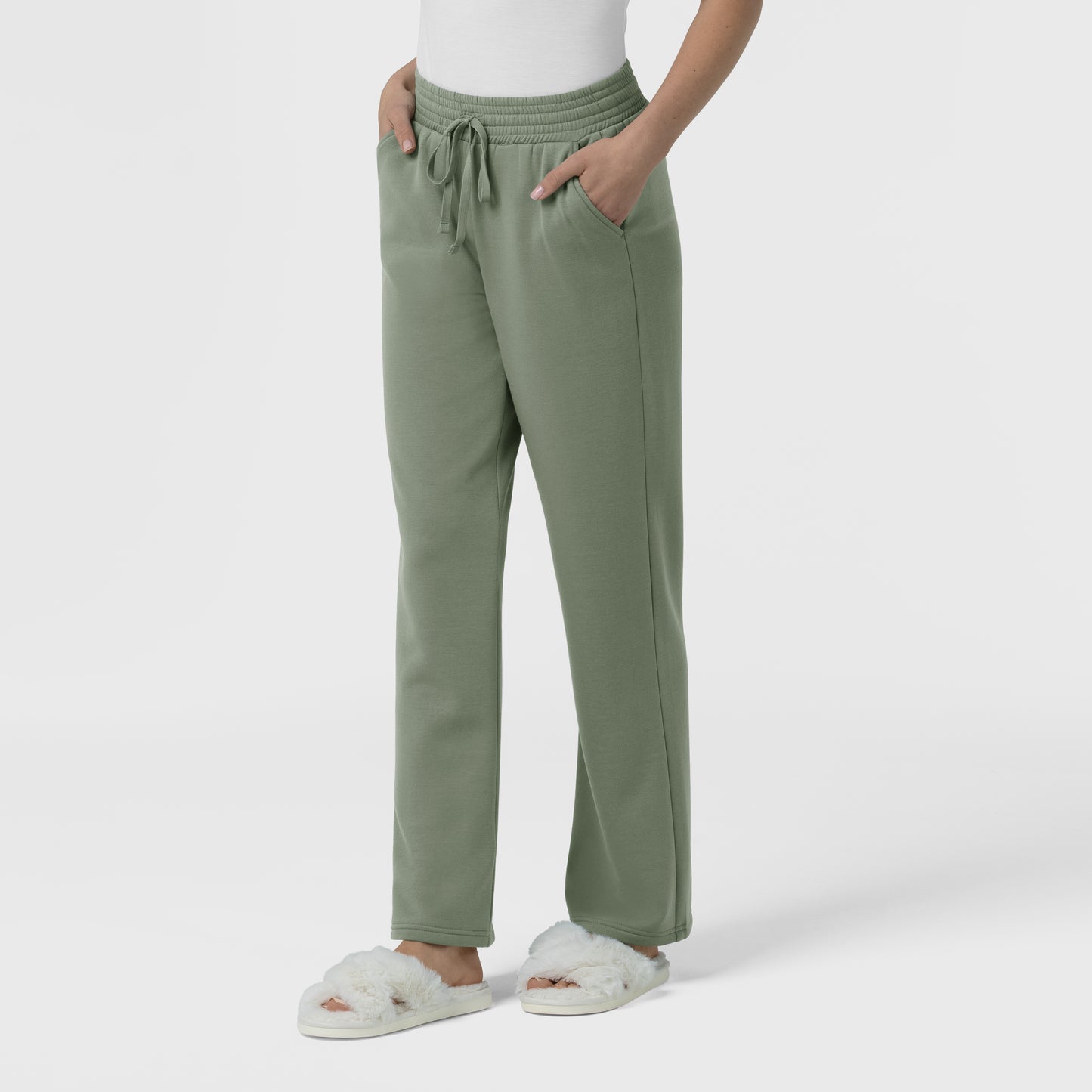 Unwind & Lounge 5189 Women's Wide Leg Pants Sage