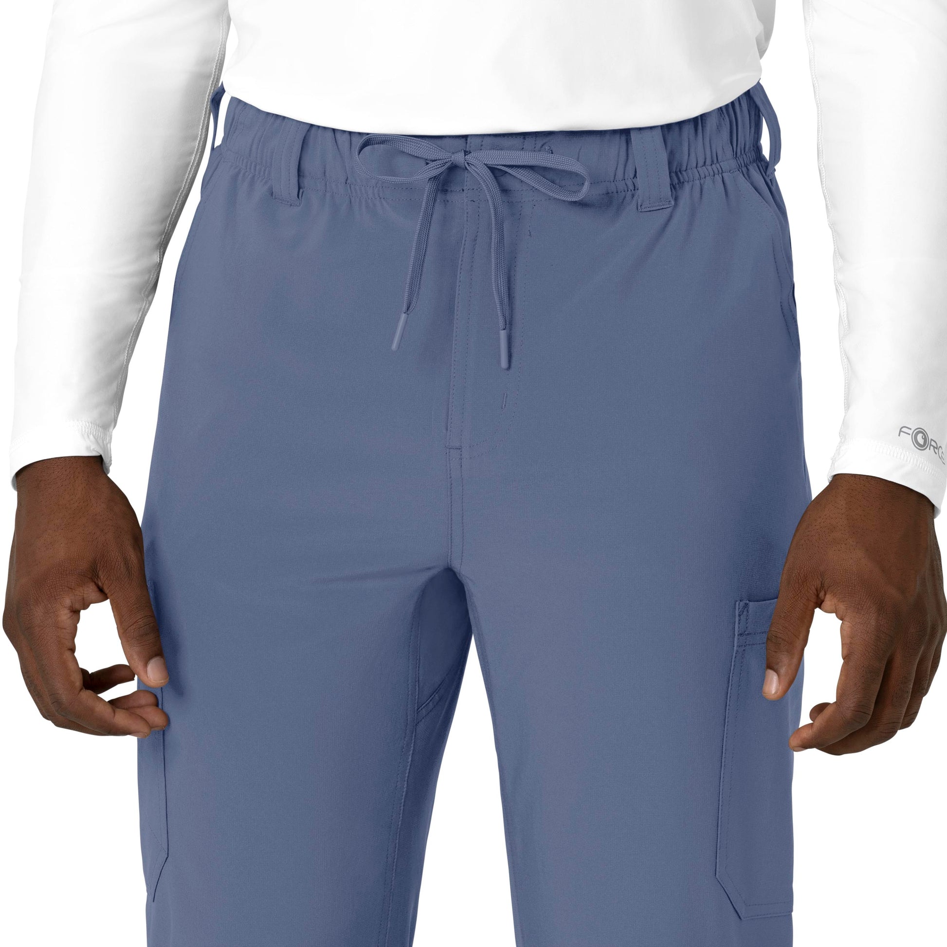 Force Cross-Flex C56410 Men's Straight Leg Scrub Pants Riverside Model Image Alternate | Carhartt