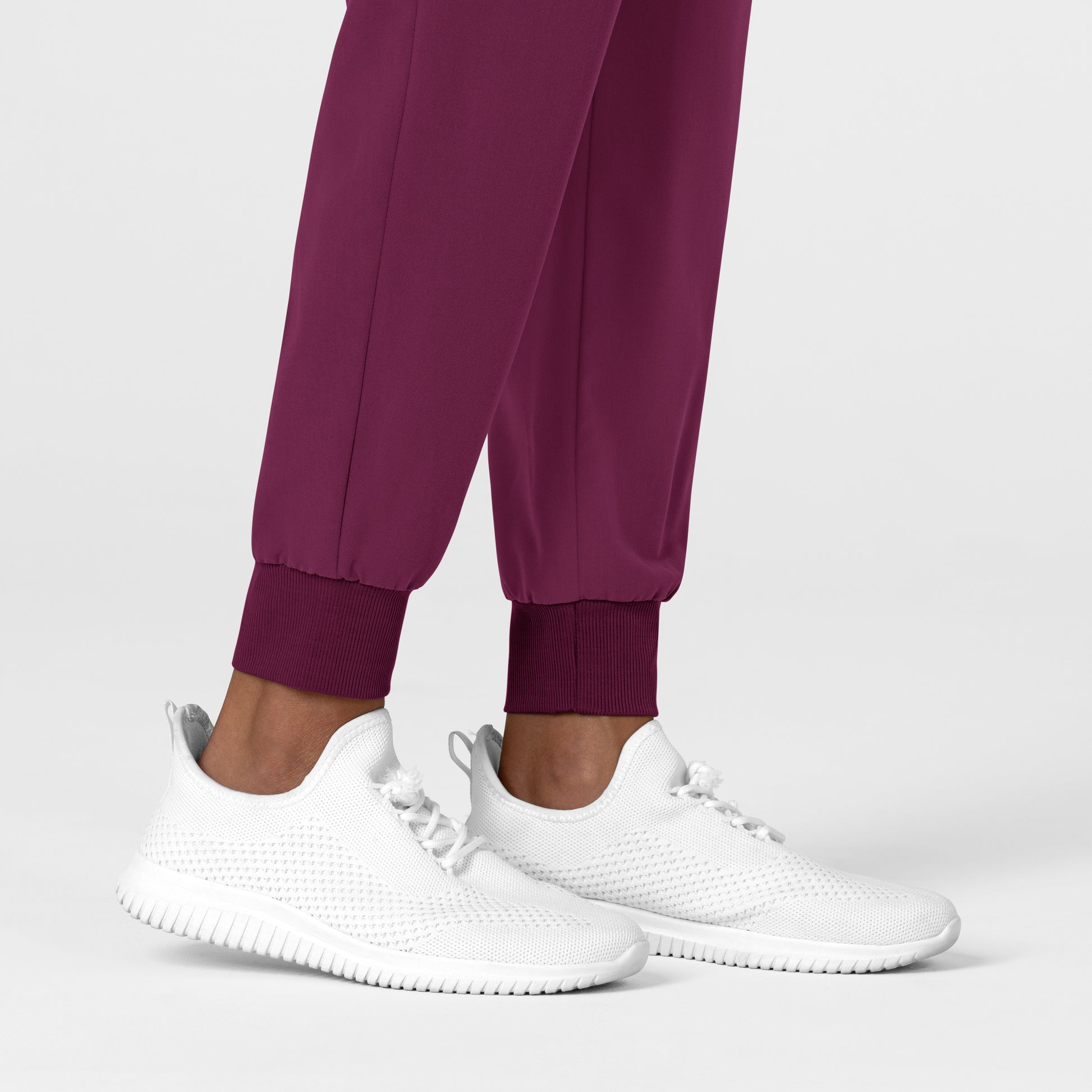 Nova 5132 Jogger Utility Scrub Pant Wine Model Image Alternate | Wink