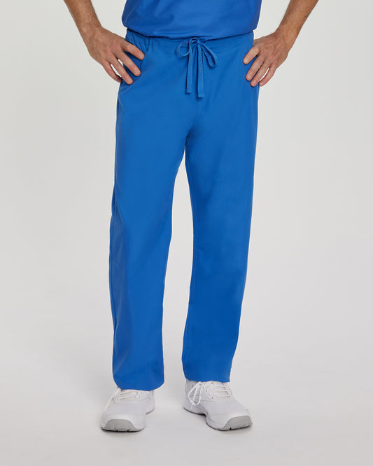 Essentials 7602 Unisex Reversible Scrub Pants Royal Blue Image