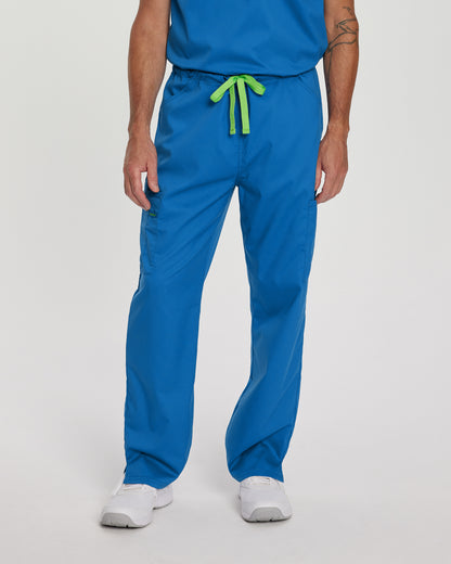 ProFlex 2104 Unisex Cargo Scrub Pants Royal Image