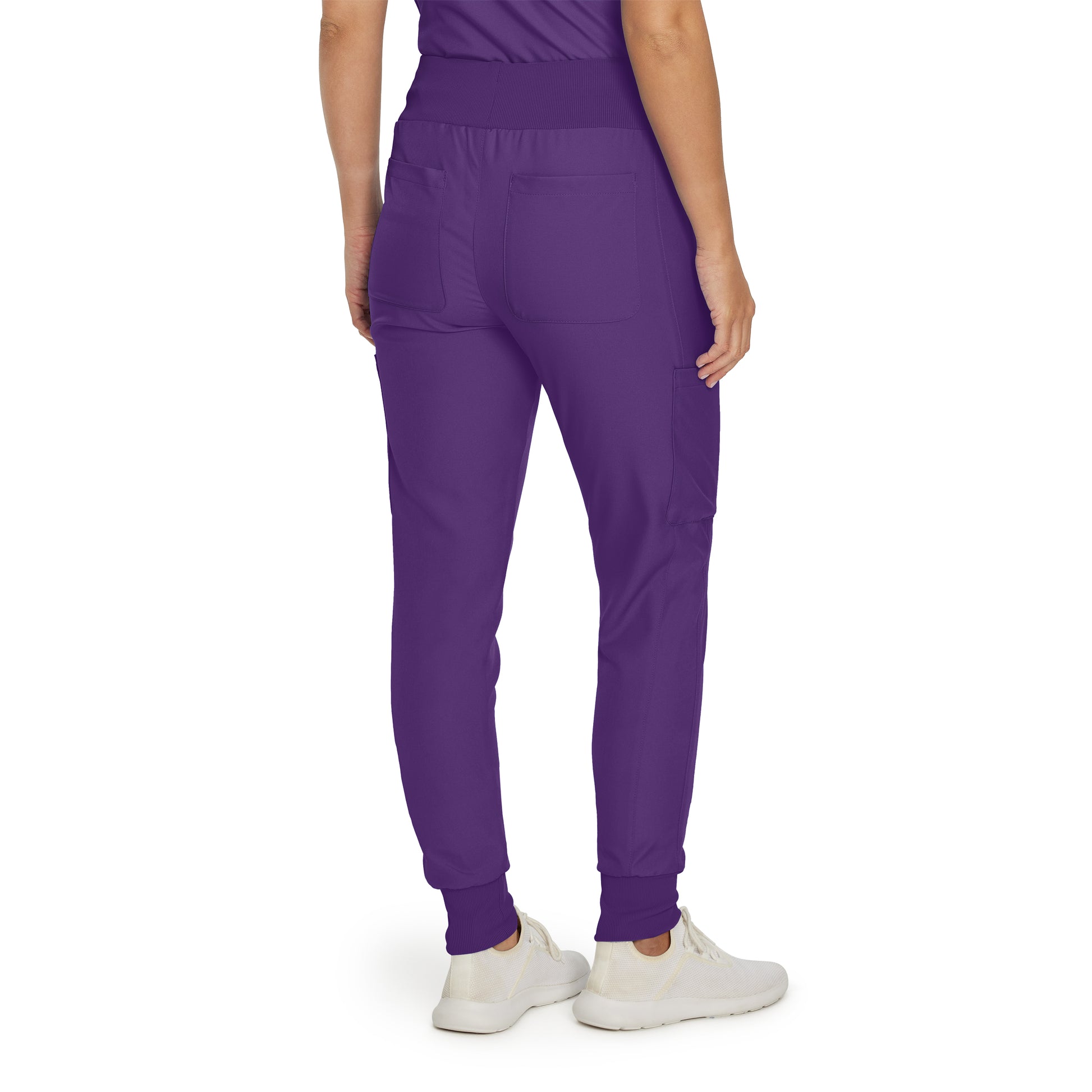 Forward LB401 Women's Jogger Scrub Pants Eggplant Image