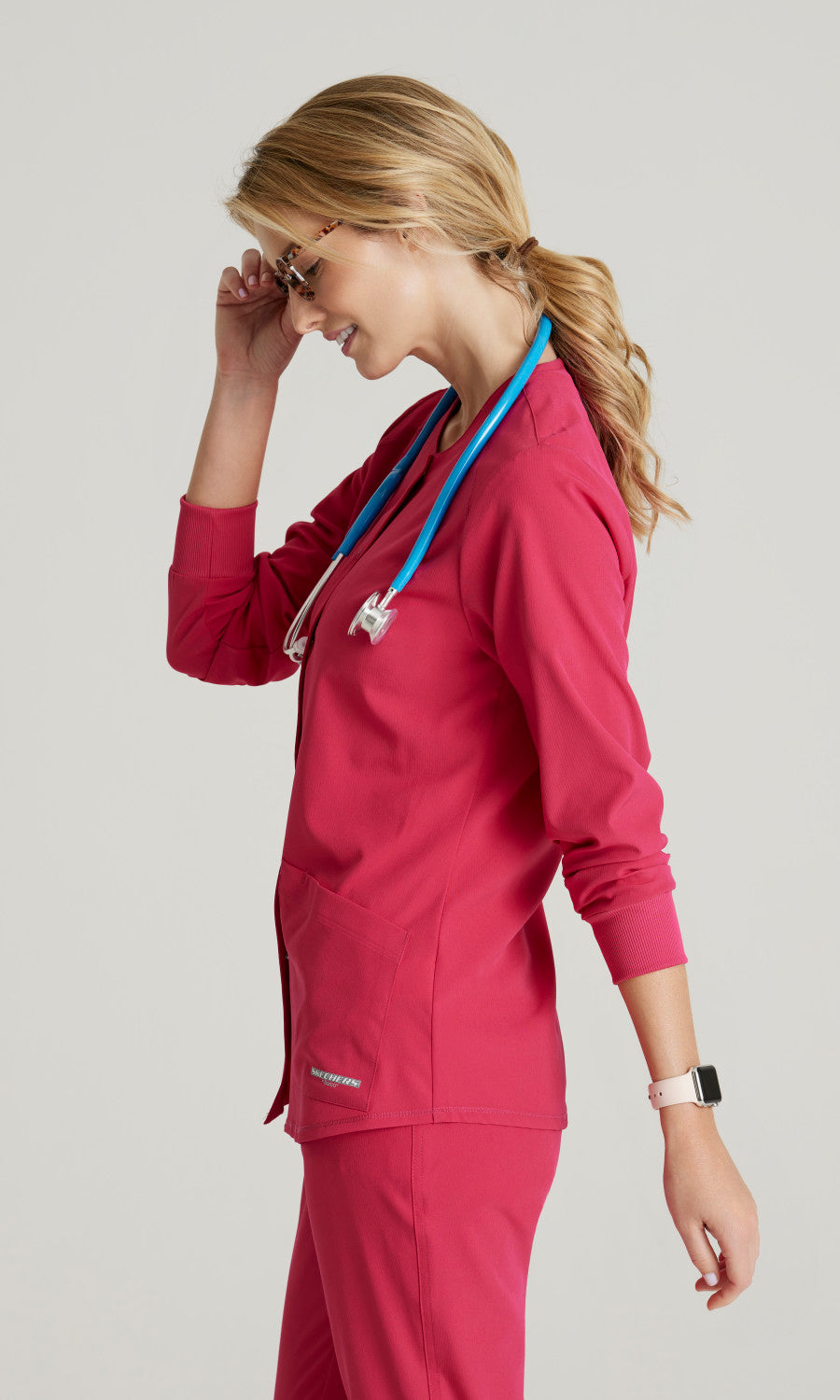 Skechers SK401 Stability Scrub Jacket Vibrance Pink
