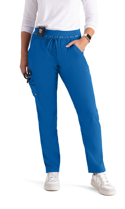 Grey's Anatomy Stretch GRSP526 Serena Scrub Pants New Royal