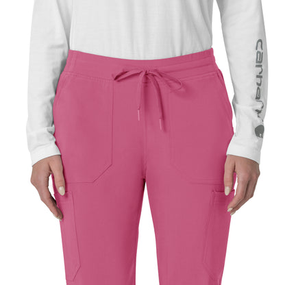 Force Cross-Flex C53110 Women's Cargo Jogger Scrub Pants Electric Fuschia