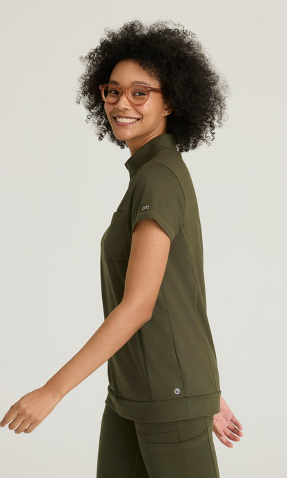 Barco One Performance Knit BOT270 Vigor Top Olive